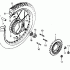 NS50F Заднее колесо