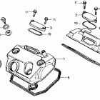 XL600V Крышка головки цилиндров