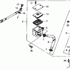 CBR600F Задний тормозной цилидр