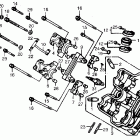 VTR250 Cylinder head (fr) 89-90