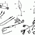 VT1100C Рулевые переключатели ,тросы и зеркала