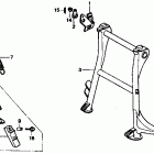 VTR250 Подножка