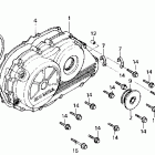 VFR750R Крышка картера правая