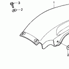 CR500R Rear fender 90