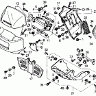 XL600V Обтекатель