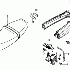 VTR250 Сидение