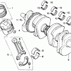 CB400F Коленвал