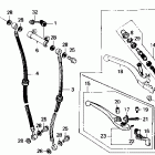 CBR600F Главный тормозной цилиндр - передний