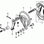 NS50F Задний тормоз