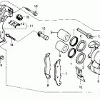 NX250 DOMINATOR Передний тормозной суппорт