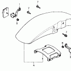 CB400F Переднее крыло