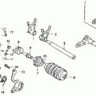 CR125R Вилка переключения передач
