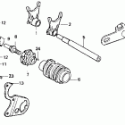 CR500R Вилка переключения передач