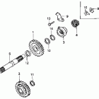 CR125R Кик стартер