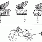 CR250R Наклейки