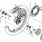 CR125R Переднее колесо