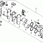 NX650 Передний тормозной суппорт