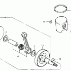 CR125R Коленвал
