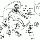 CR250R Fuel tank 85-89