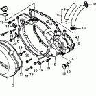 CR250R Right crankcase cover 87-89