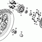 NX650 Заднее колесо