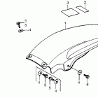 CR250R Заднее крыло