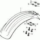 CR500R Переднее крыло