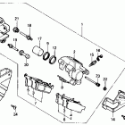 CR125R Задний суппорт тормозной