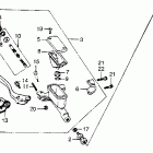 CR250R Главный тормозной цилиндр - передний