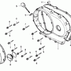 VT800C Крышка картера правая
