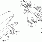 CBR1000F Заднее крыло