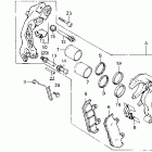 CBR1000F Передний тормозной суппорт