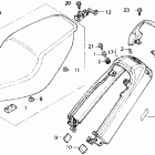 CBR1000F Сидение