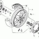 CBR1000F Переднее колесо