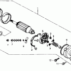 VTR250 Starter motor 88