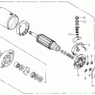 CBR1000F Стартер электрический