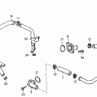 VT800C Патрубки охлаждения