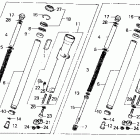VT800C Передняя вилка