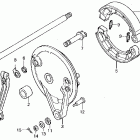 VF700C Задний тормоз