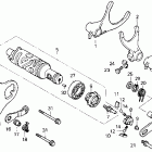 CBR1000F Вилка переключения передач