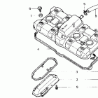 CBR1000F Крышка головки цилиндров