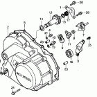 TR200 Крышка картера правая