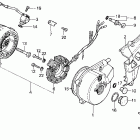 TLR200 Крышка картера левая