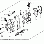 CMX250C Передний тормозной суппорт