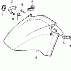 VFR700F2 Переднее крыло