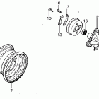 TR200 Переднее колесо
