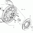 GL1200A Заднее колесо