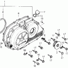 VFR700F2 Крышка картера правая