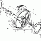 VFR700F2 Переднее колесо
