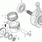 XL250R Коленвал
